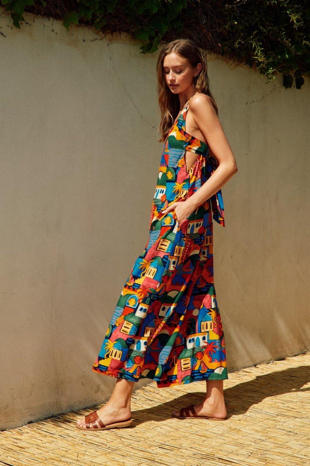 Tie Back Jumpsuit Product Image