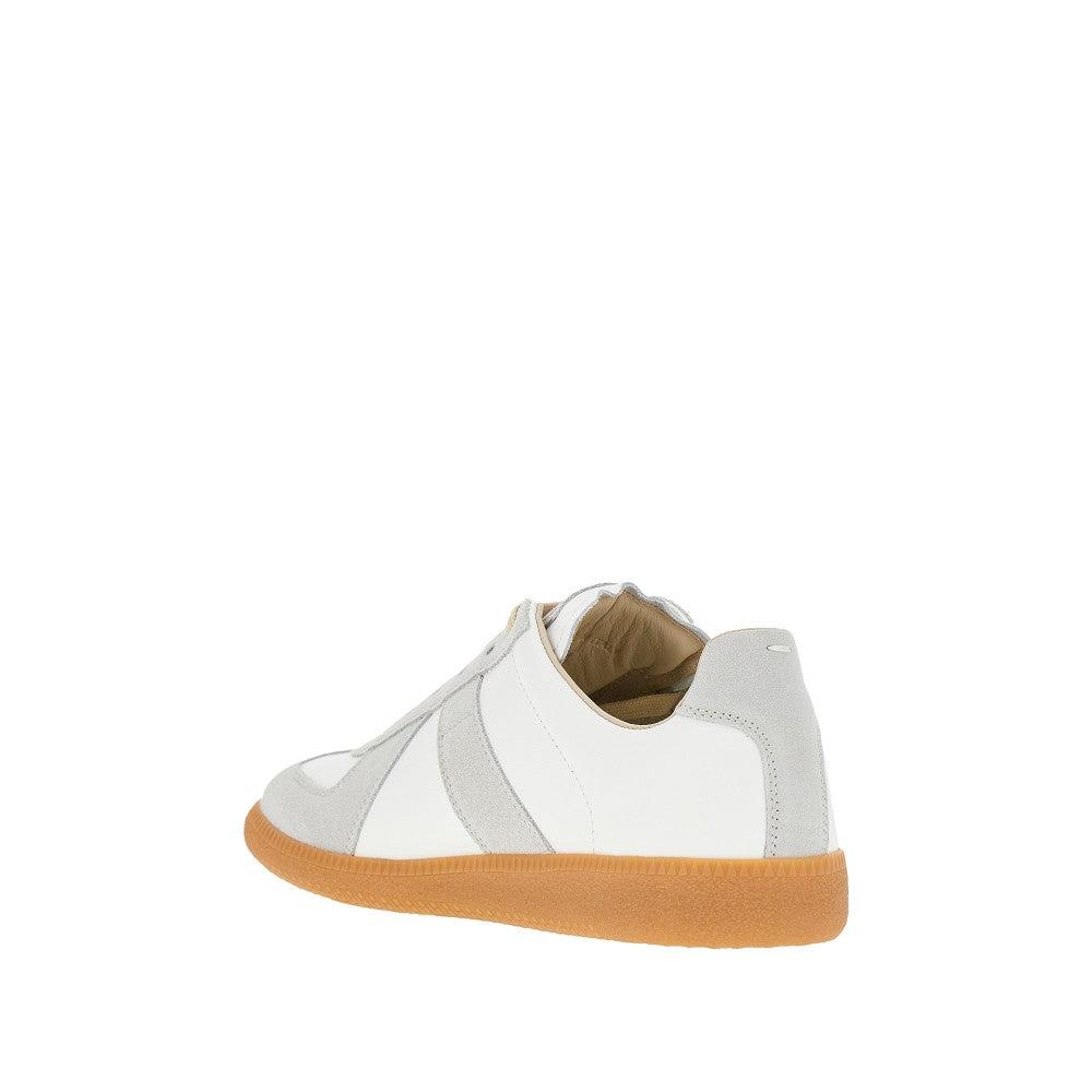 MAISON MARGIELA Bicolor Leather Replica Sneakers In White Product Image