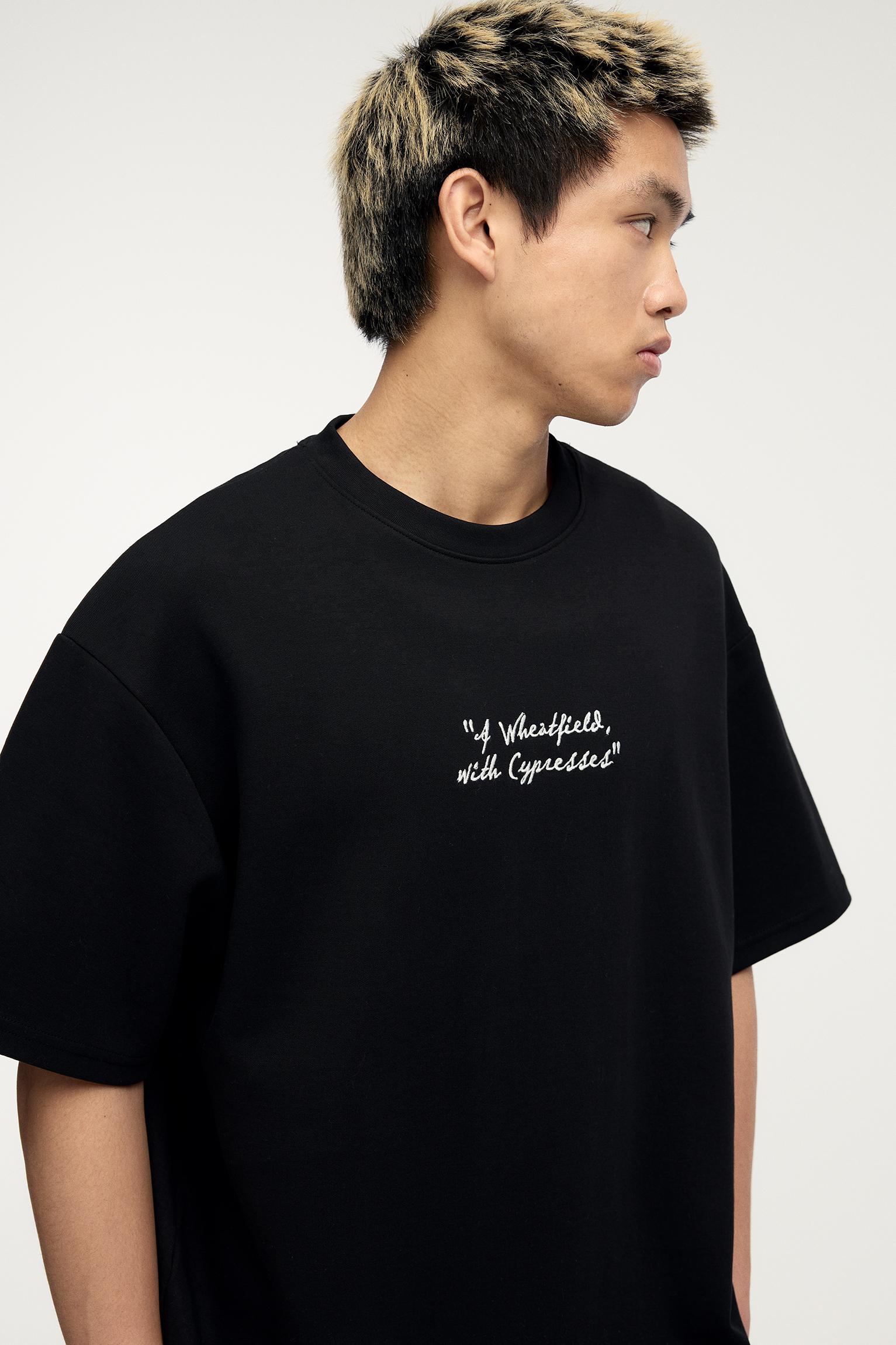 Short sleeve Van Gogh sweatshirt Product Image