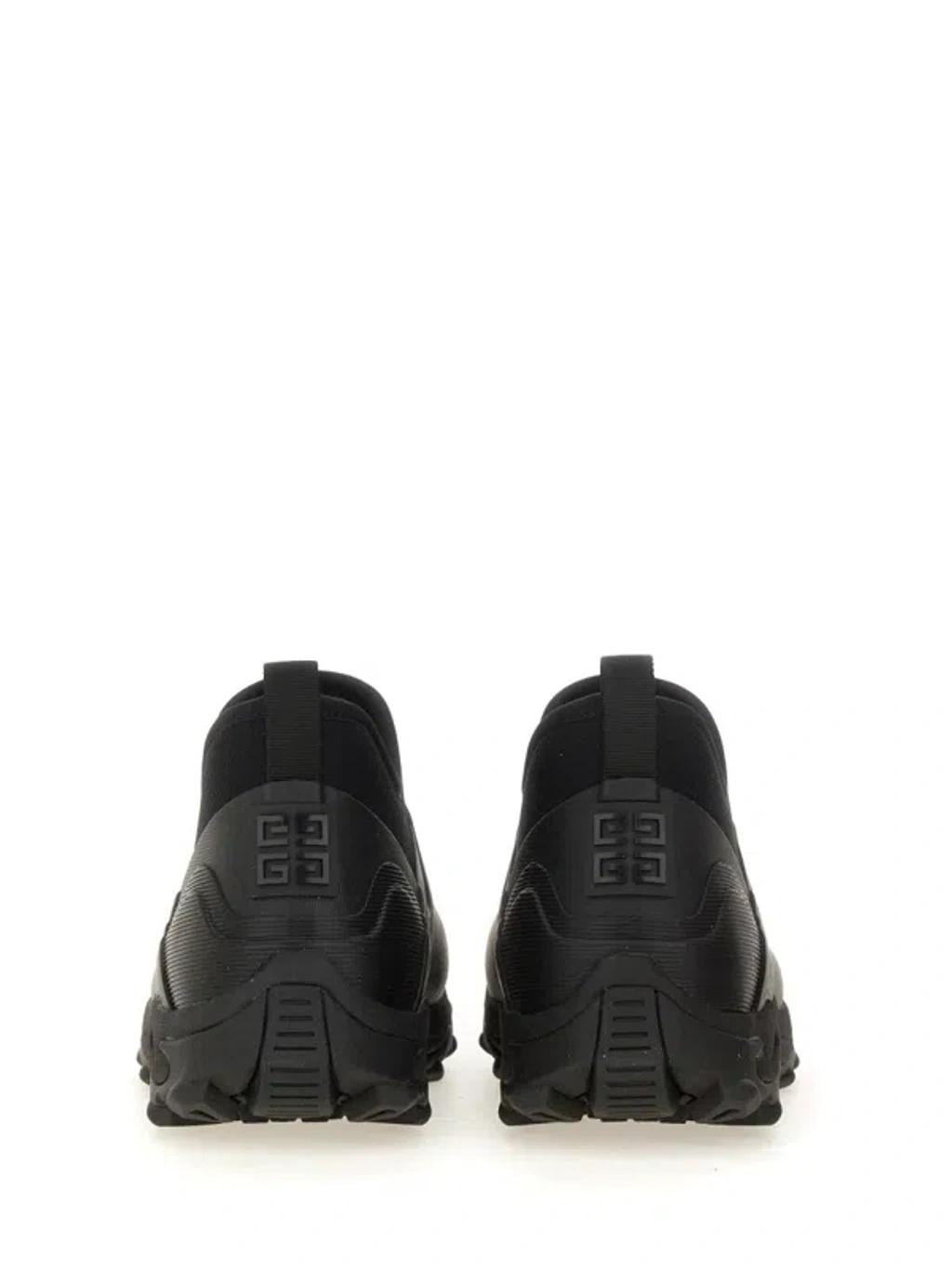 GIVENCHY Black Bogs Rubber Chelsea Boots In Multi Product Image