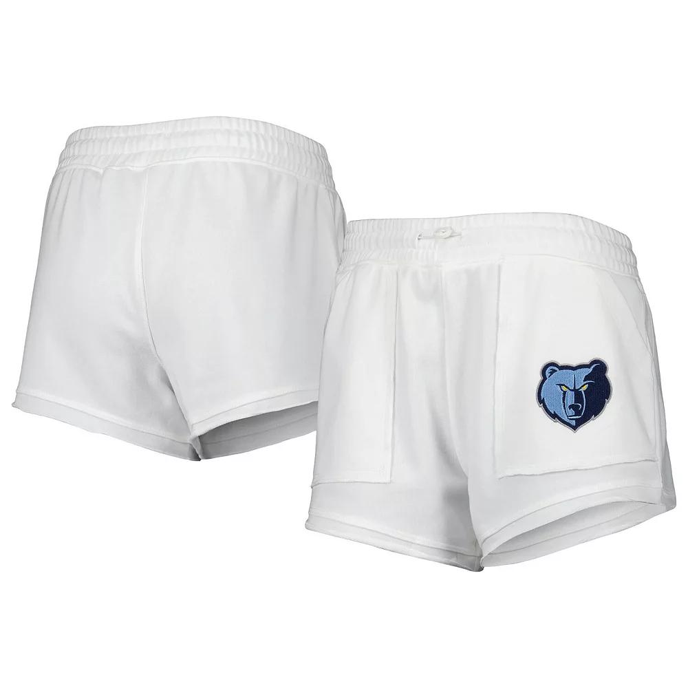 Women's Concepts Sport White Memphis Grizzlies Sunray Shorts,  Product Image