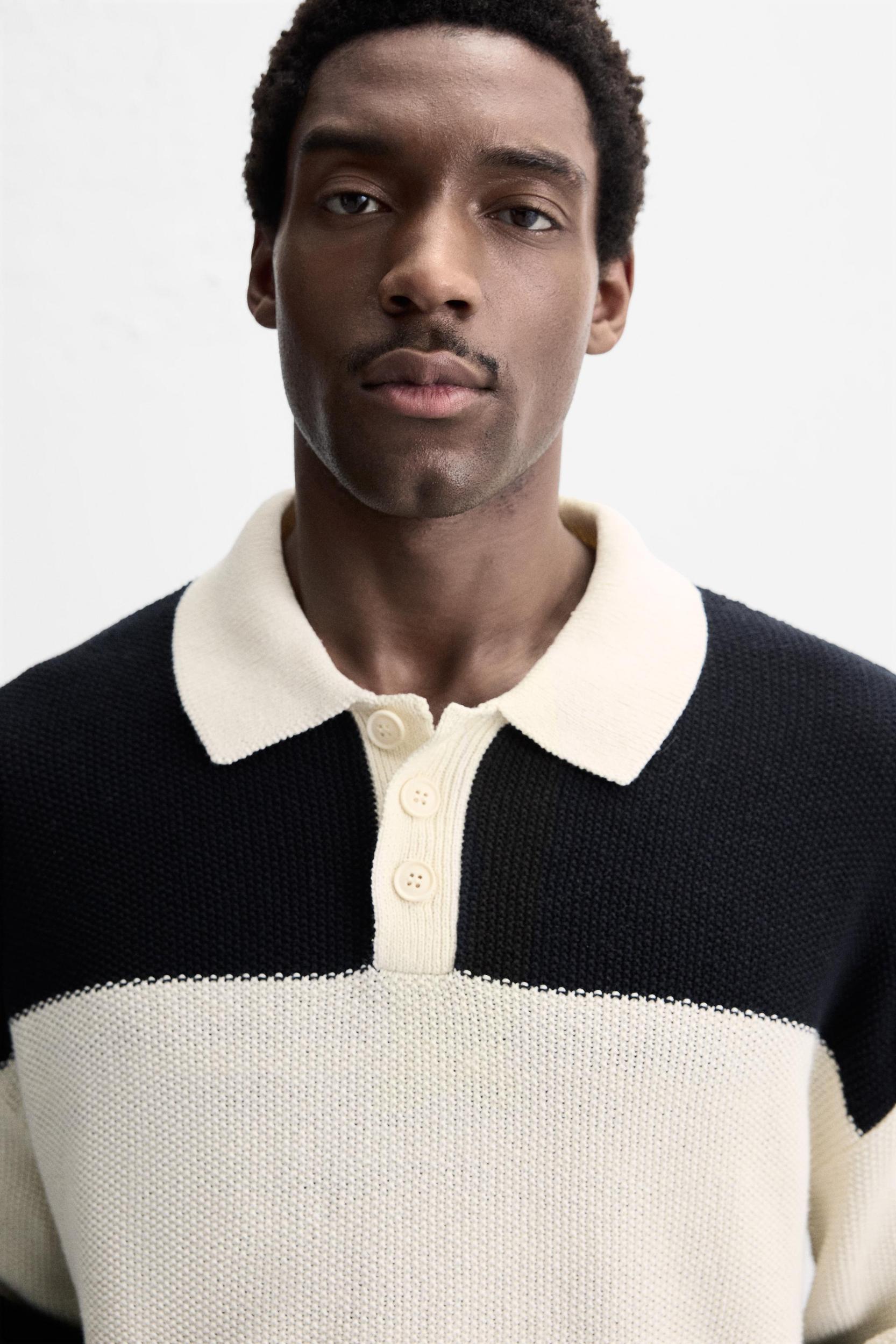 LINEN - COTTON KNIT POLO Product Image