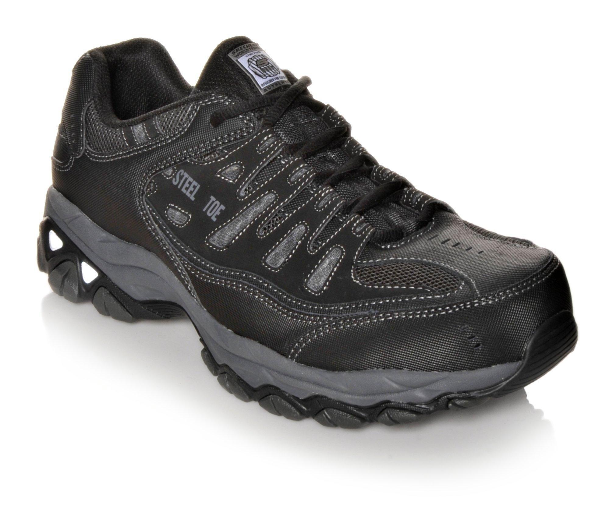 Men's Skechers Work 77055 Cankton Steel Toe Work Shoes Product Image