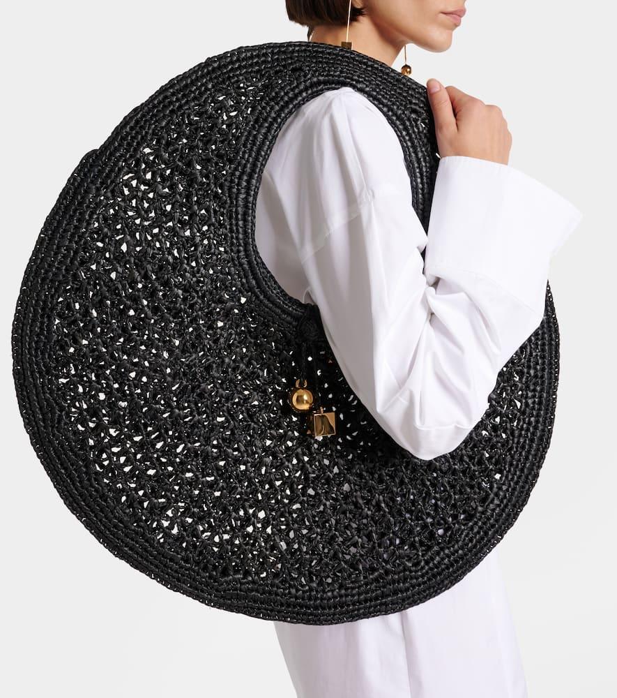 Le Rond Spiaggia raffia shoulder bag Product Image