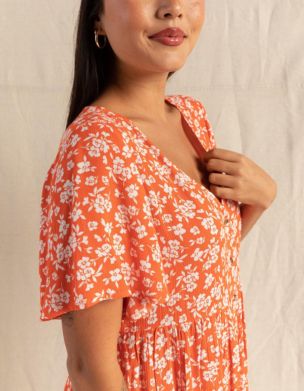 BILLABONG Spring Daze Womens Romper - CORAL Product Image