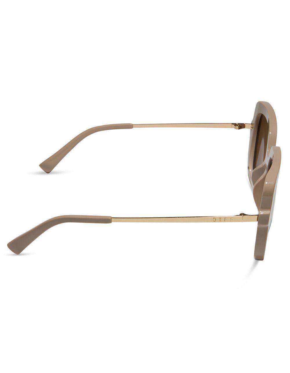 DIFF EYEWEAR Sandra Sunglasses - BEIGE Product Image