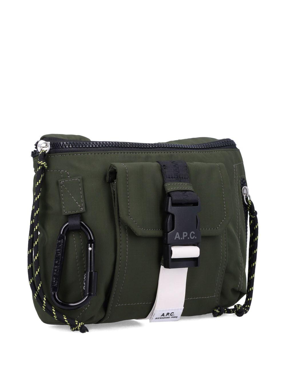 APC Trek Shell Messenger Bag In Green Product Image