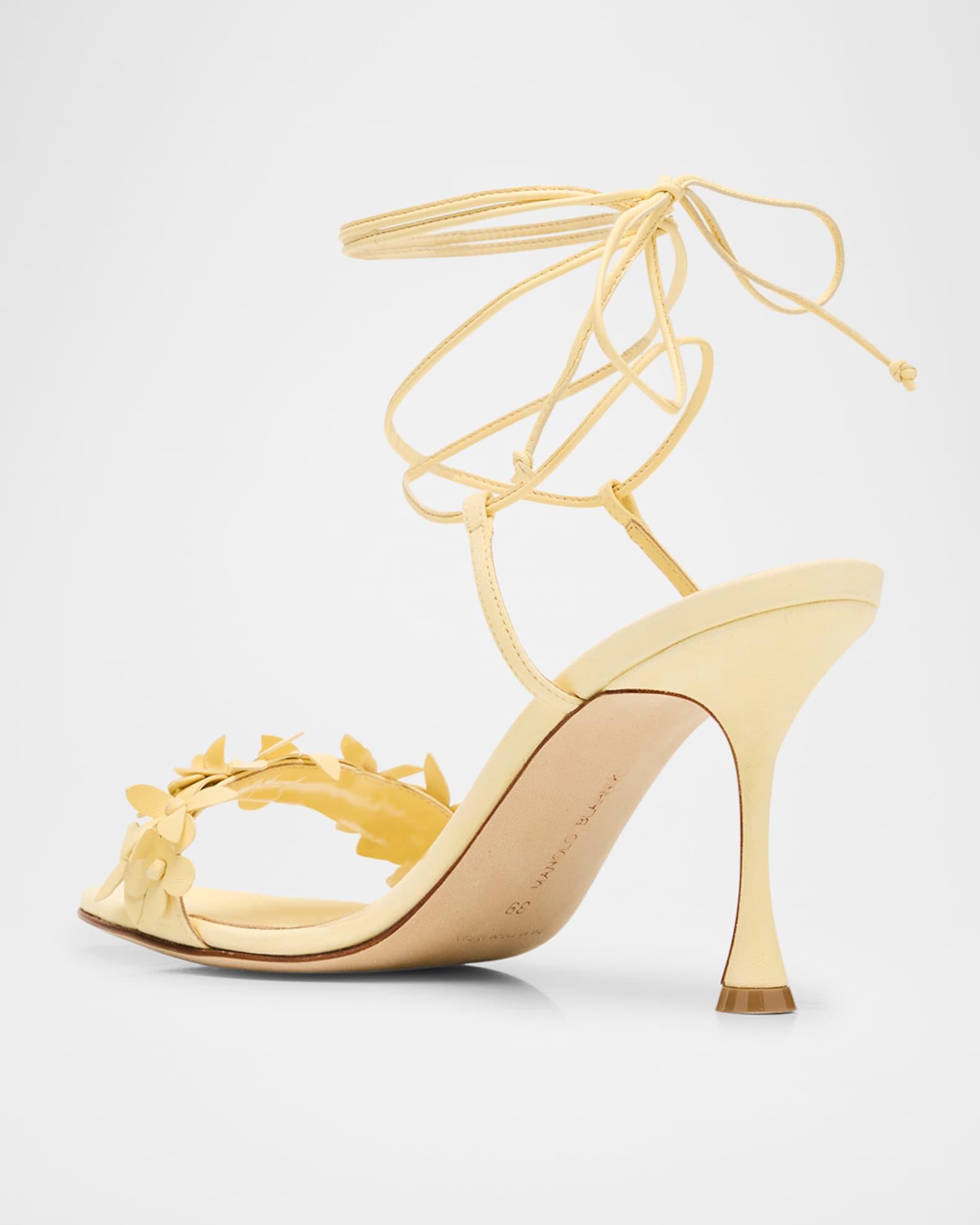 Anista Suede Ankle-Wrap Sandals Product Image