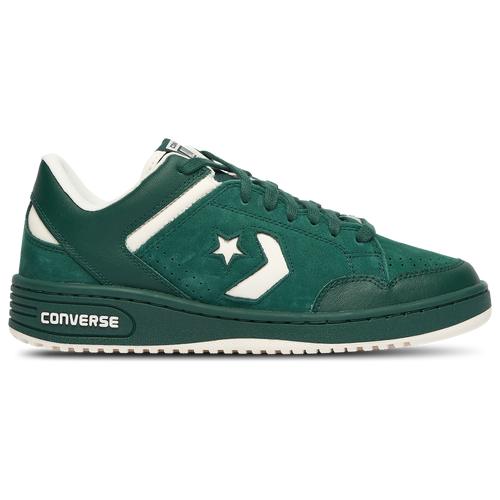 Converse Mens Converse Weapon Low - Mens Basketball Shoes White/Green Product Image