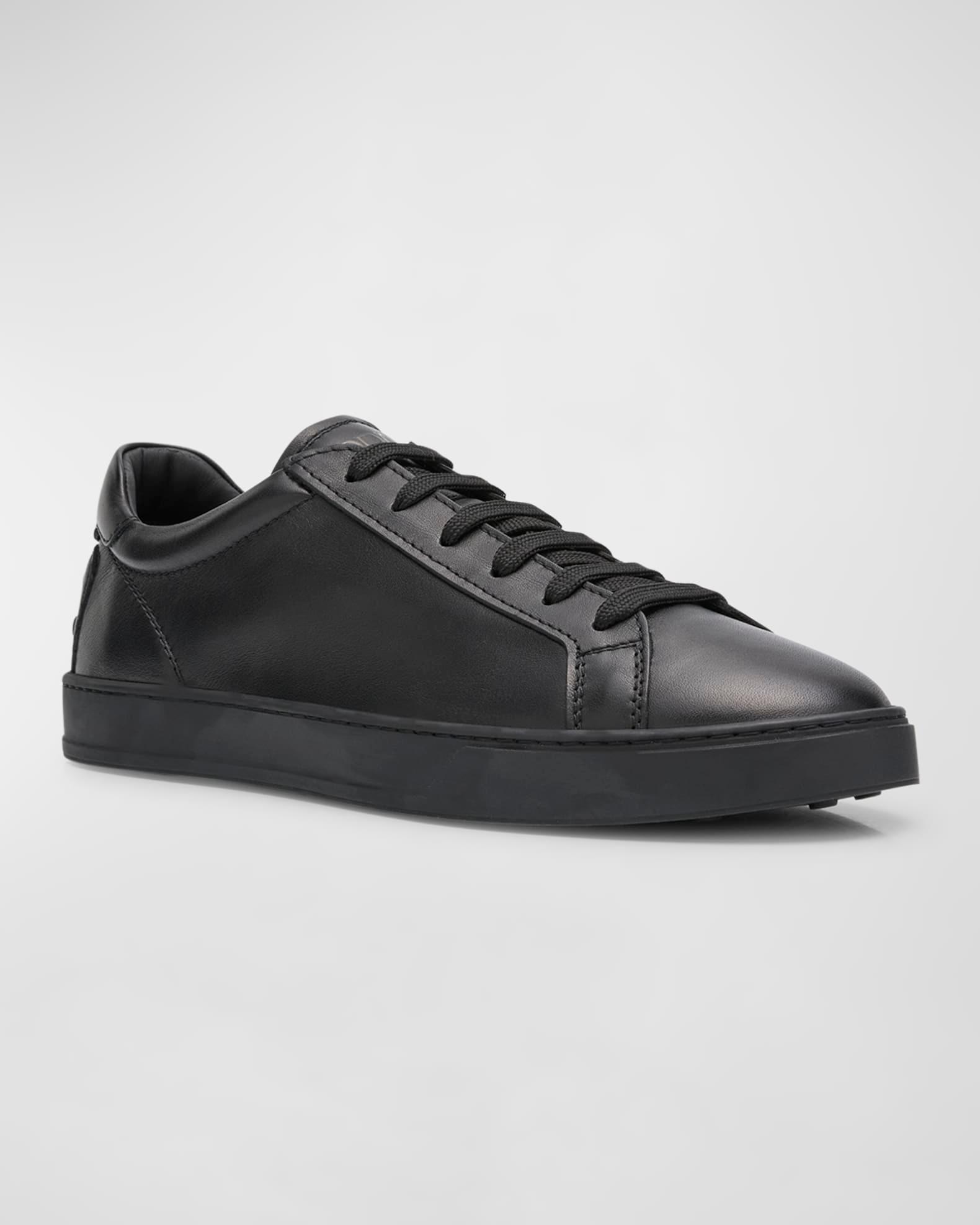 Men's Allacciata Cassetta Leather Low-Top Sneakers Product Image