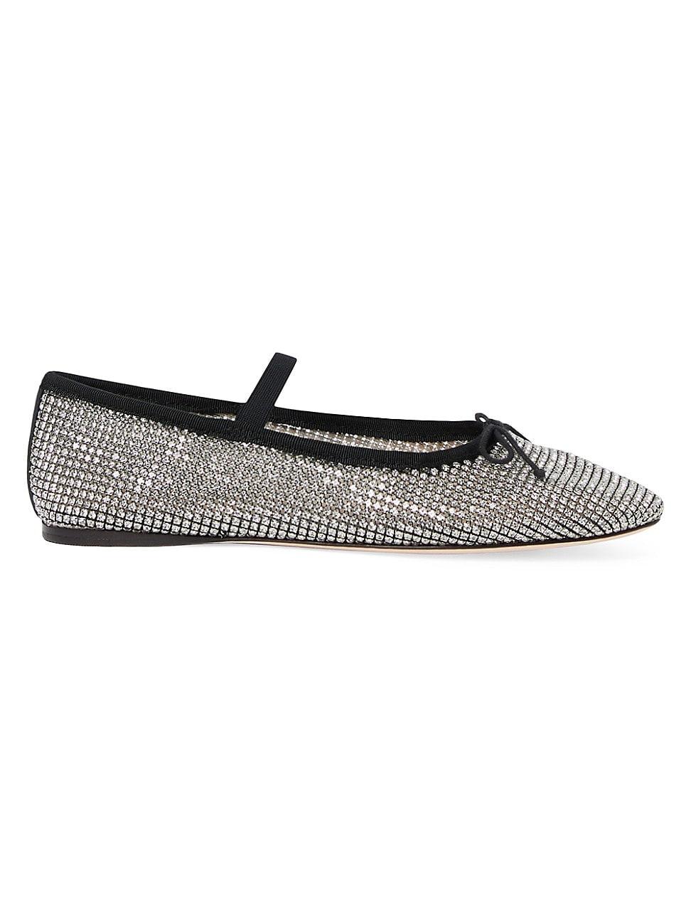 Womens Leonie Crystal-Embellished Ballet Flats Product Image