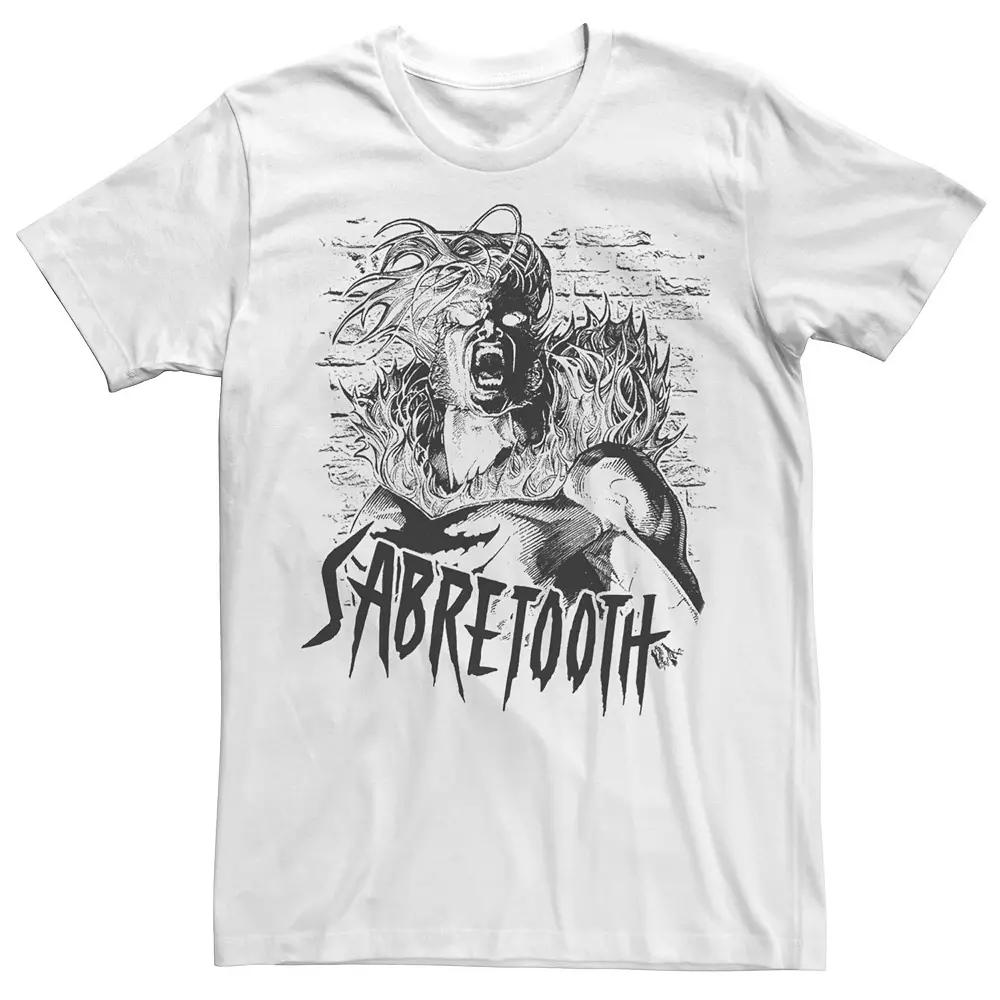 Men's Marvel X-Men Sabretooth Tonal Blackout Tee,  Product Image
