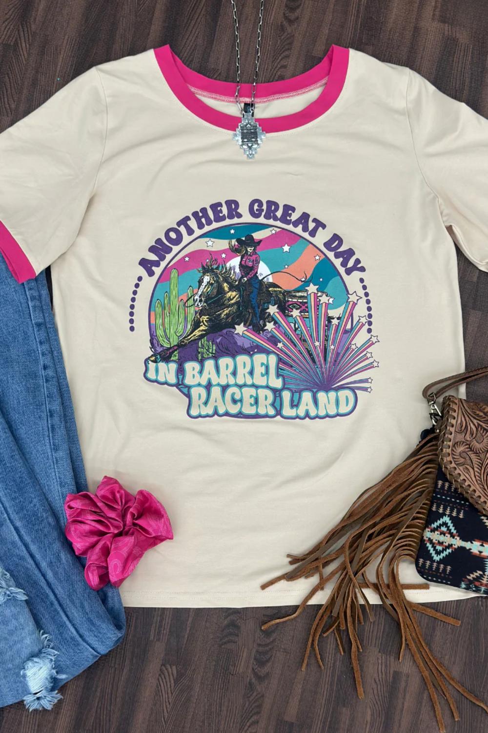 Sterling Kreek Barrel Racer Land Ringer Tee Product Image