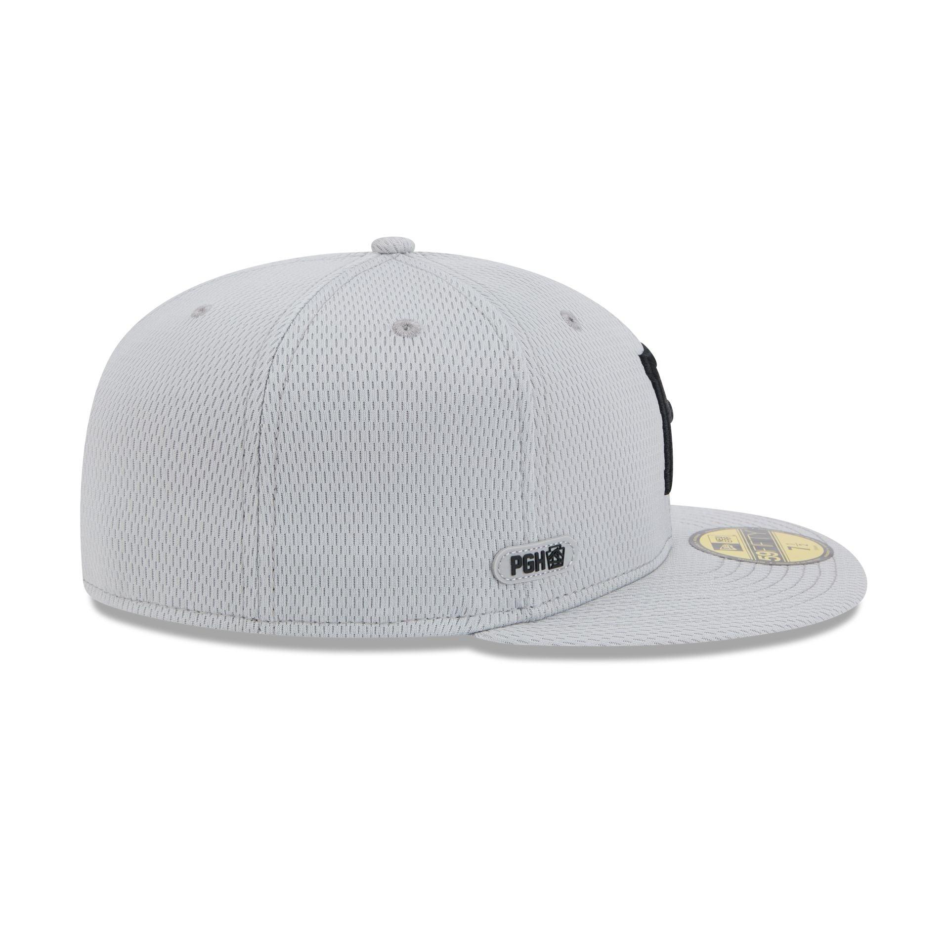 Pittsburgh Pirates 2025 Clubhouse Gray 59FIFTY Fitted Hat Male Product Image