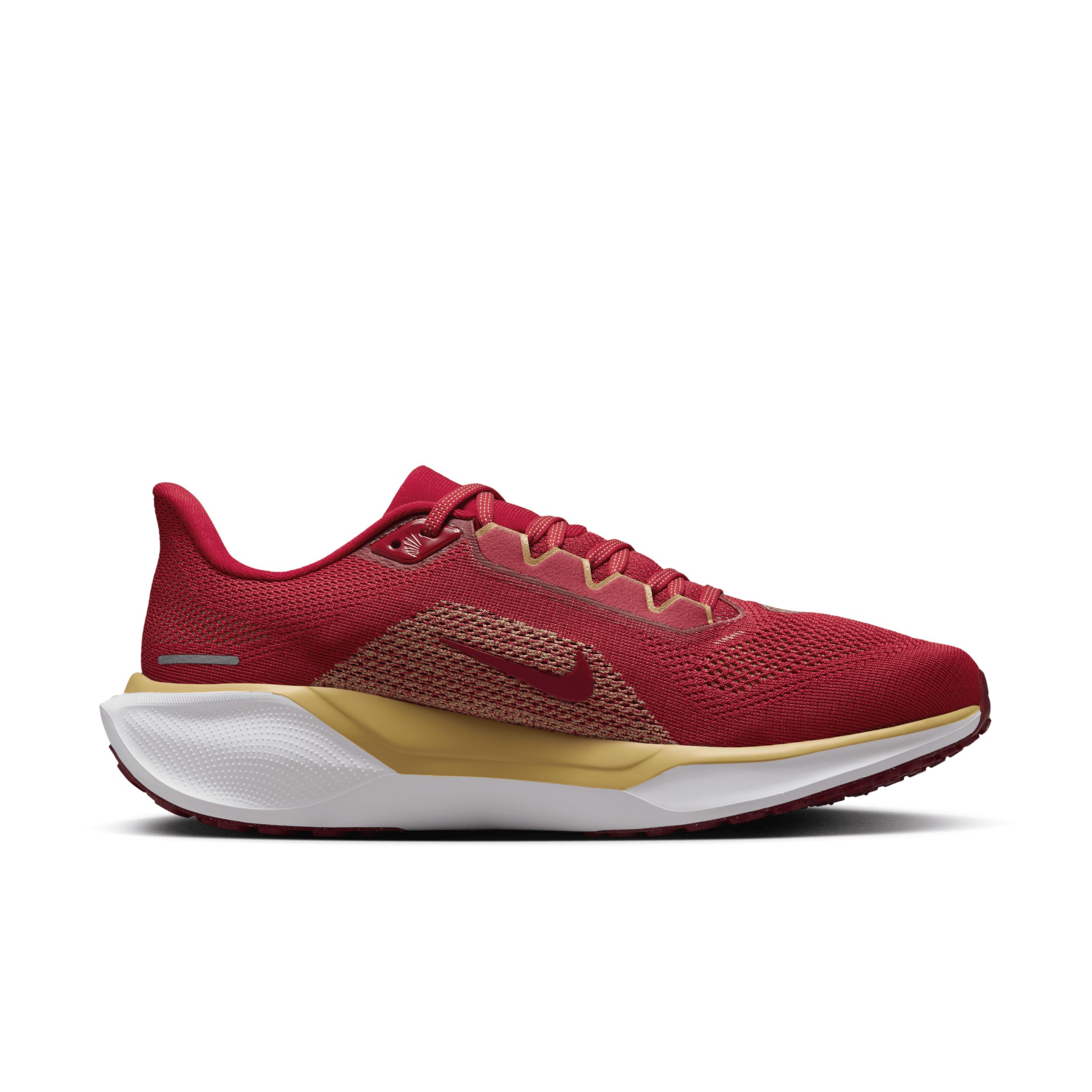 Nike Men's Pegasus 41 NFL San Francisco 4ers Road Running Shoes Product Image