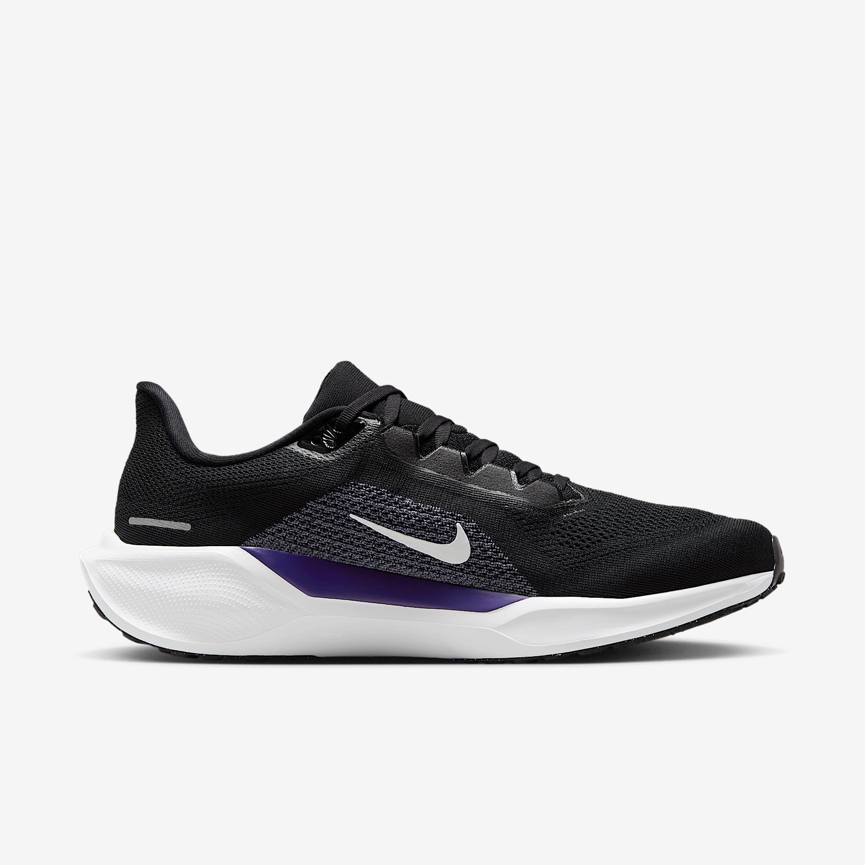 TCU Pegasus 1 Nike Mens College Road Running Shoes | FZ5143-002 Product Image