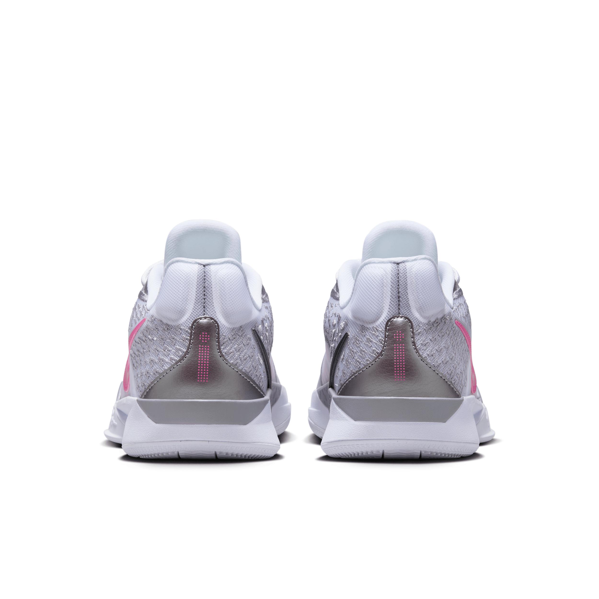 Nike Womens Sabrina 2 Basketball Shoes in White/Pinksicle/Cement Grey Product Image