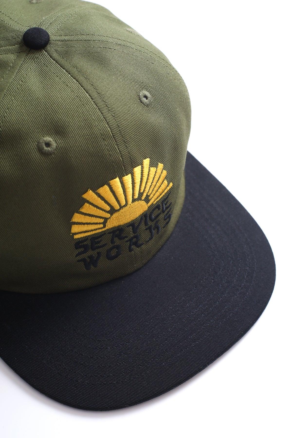 Service Works - Sunny Side Up Cap - Olive/Black Product Image
