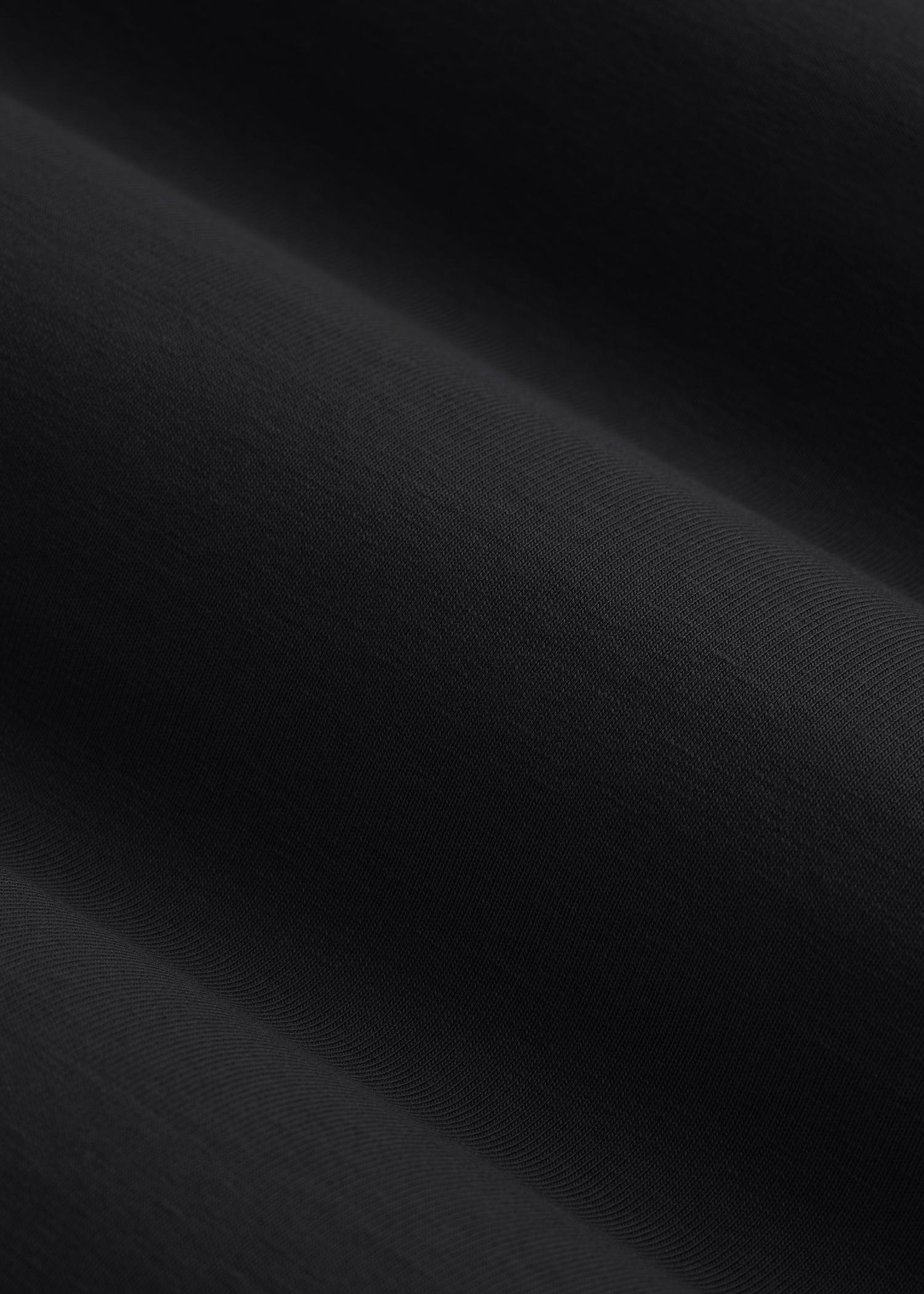 The Essential MODERN-FIT Crewneck Tee for Tall Men in Black Male Product Image