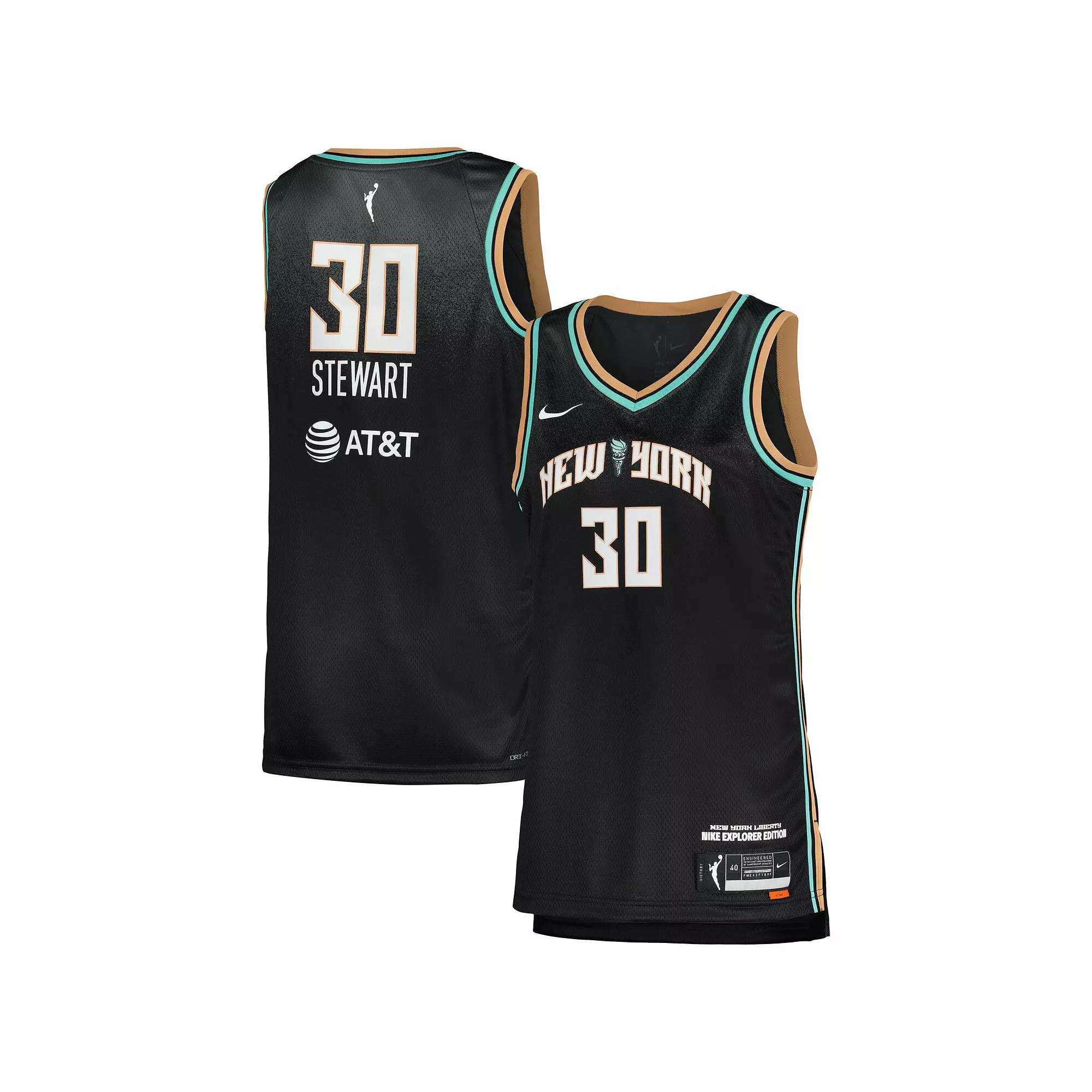 Unisex Nike Breanna StewartÂ Black New York Liberty Explorer Edition Victory Jersey, Women's,  Product Image