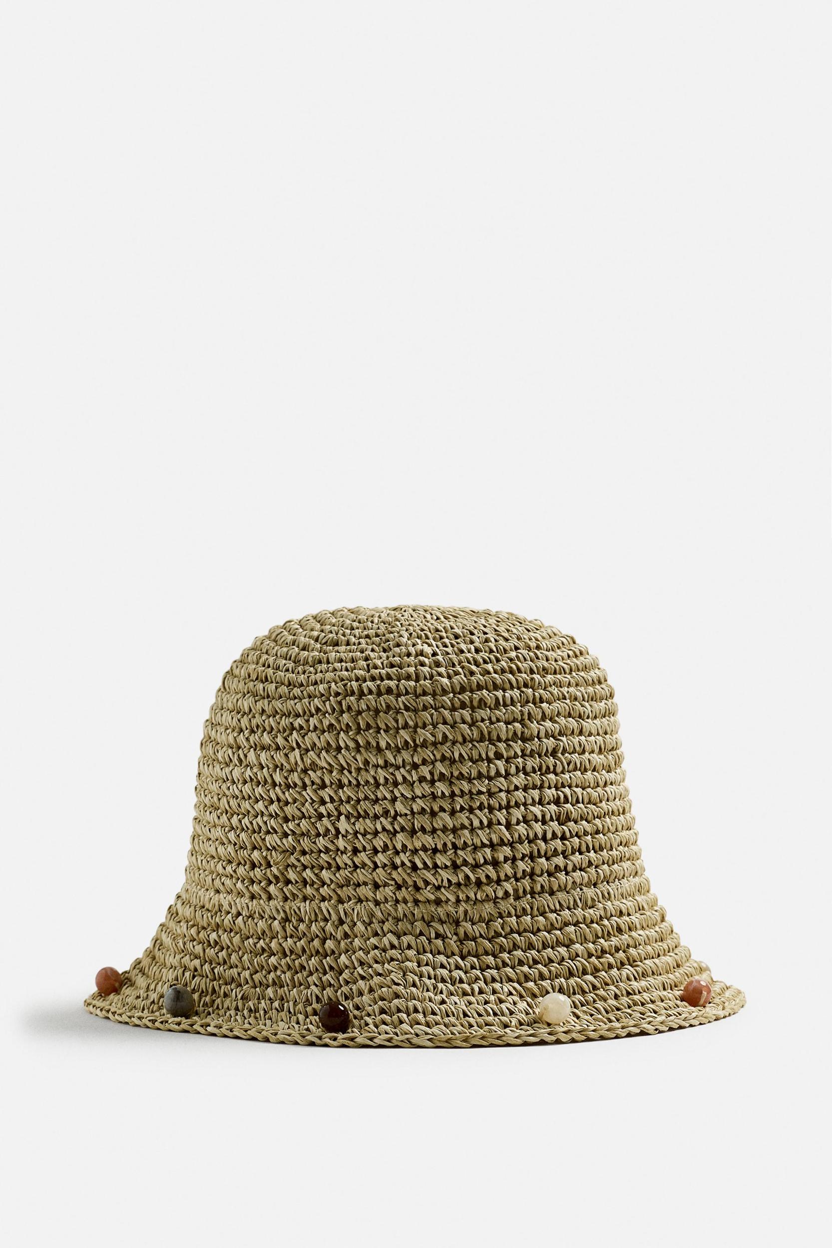 BEADED CROCHET HAT Product Image