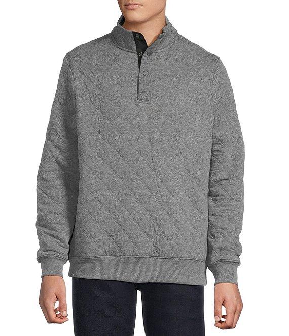 Cremieux Blue Label Quilted Mock Neck Pullover Product Image
