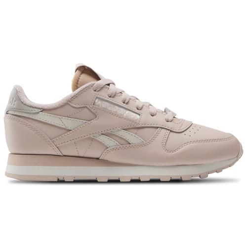 Reebok Womens Reebok Classic Leather - Womens Shoes Chalk/Very Berry/Purple Rave Product Image