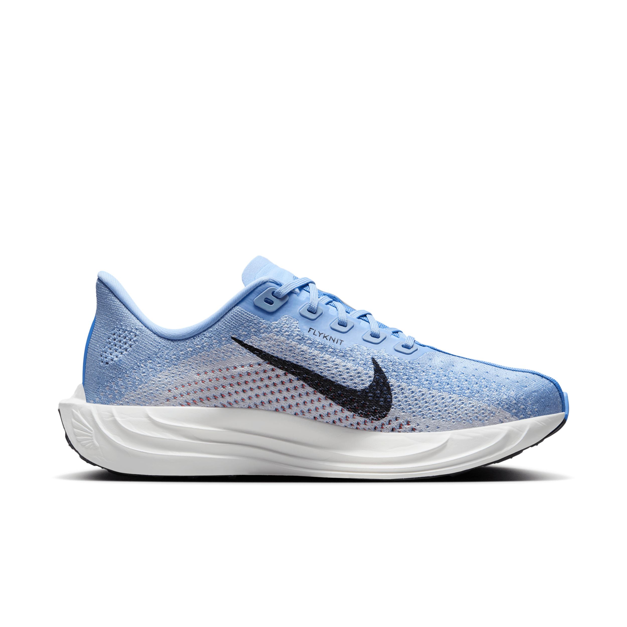 Nike Womens Pegasus Plus Road Running Shoes in Aluminum/Black/Royal Pulse Product Image