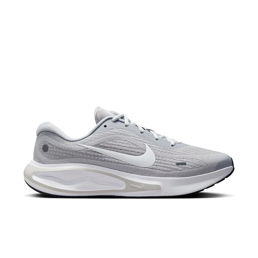 Nike Journey Run Men's Road Running Shoes, Size: 10.5, Wolf Gray White Product Image