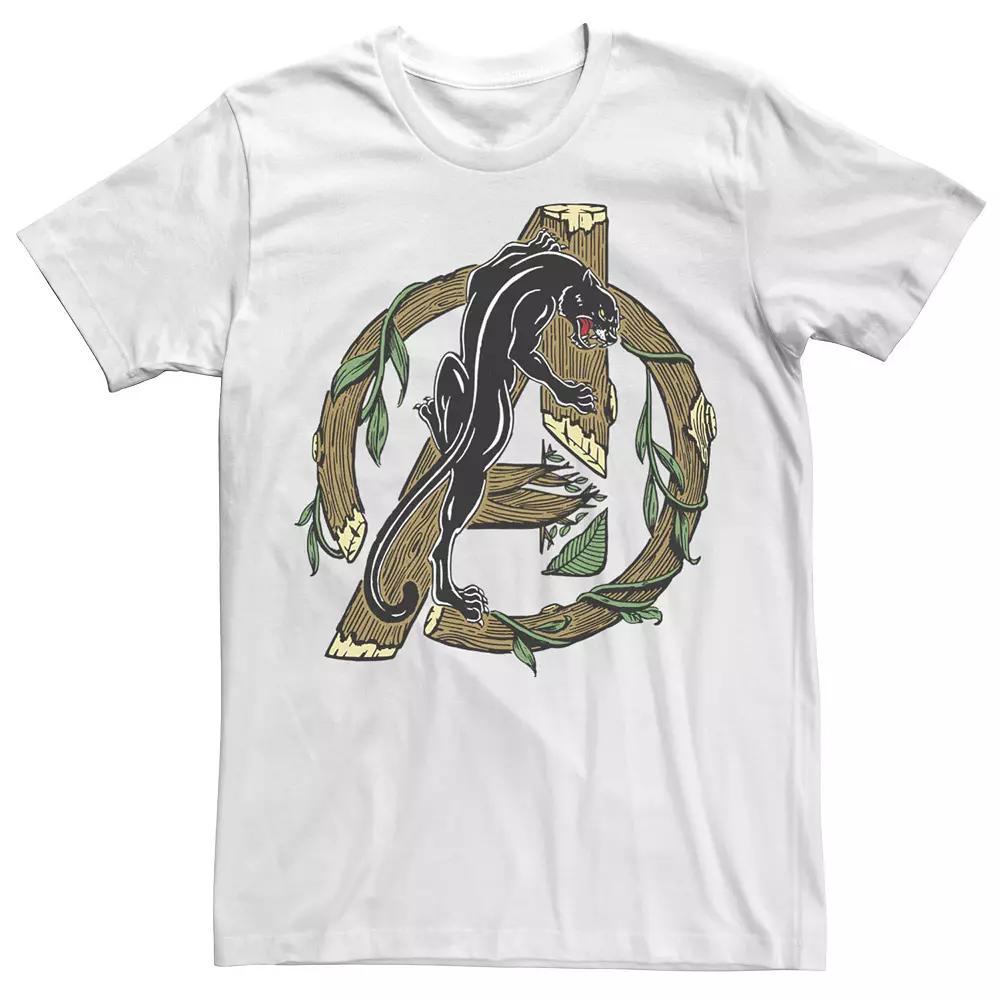 Men's Marvel Avengers Wooden Chest Logo Tee,  Product Image