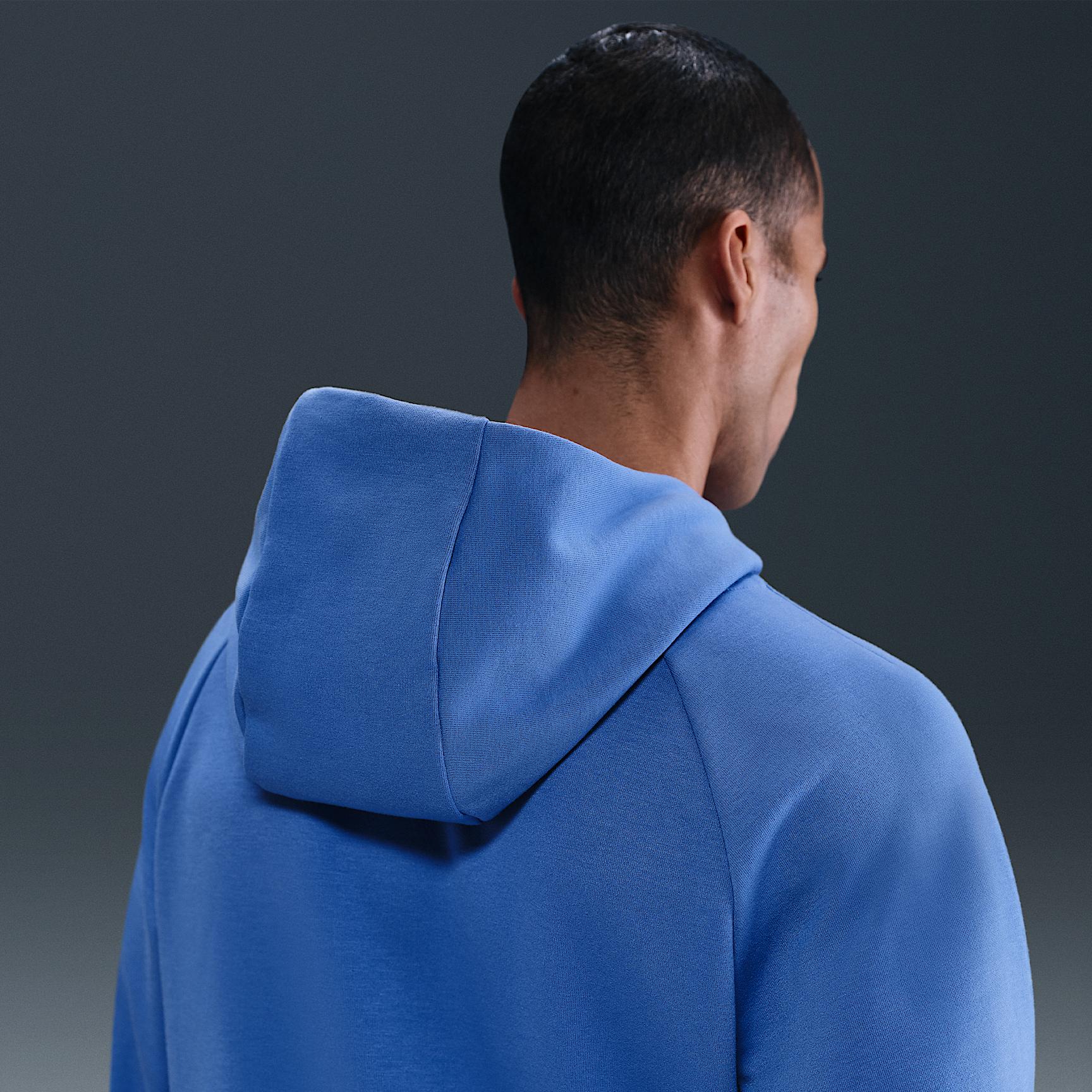 Nike Mens Primary Fleece Dri-FIT UV Pullover Performance Hoodie | FZ0969-411 Product Image