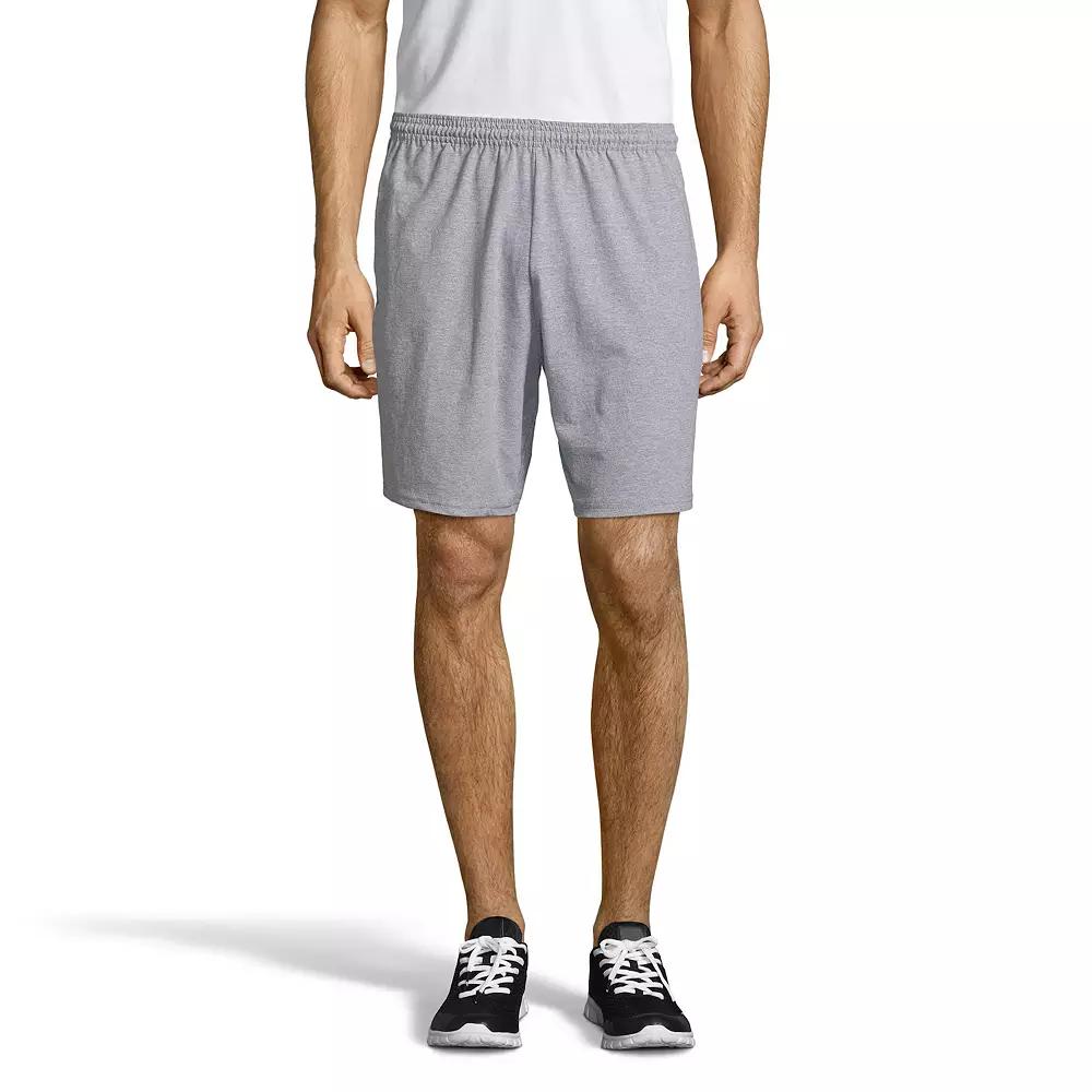 Men's Hanes® ComfortSoft Jersey Pocket Shorts,  Product Image