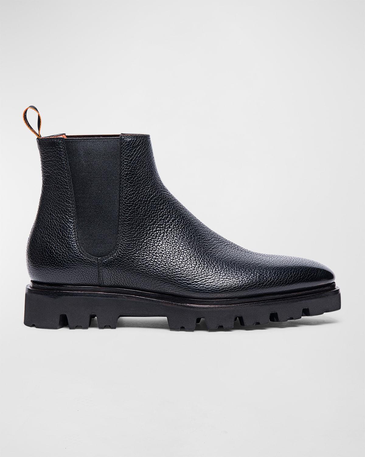 Men's Carter Leather Chelsea Boots Product Image