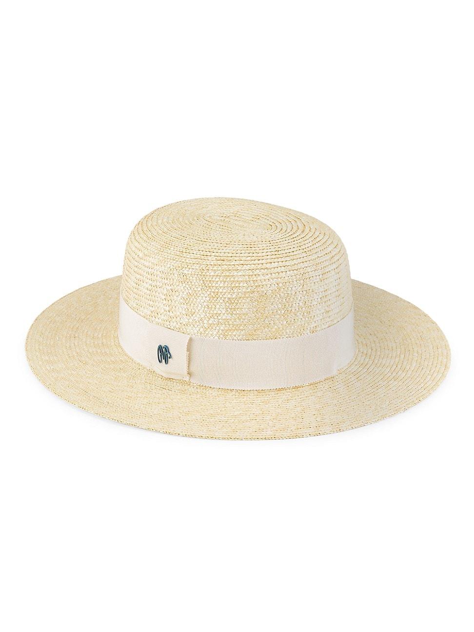 Womens Florentine Straw Canotier Hat Product Image