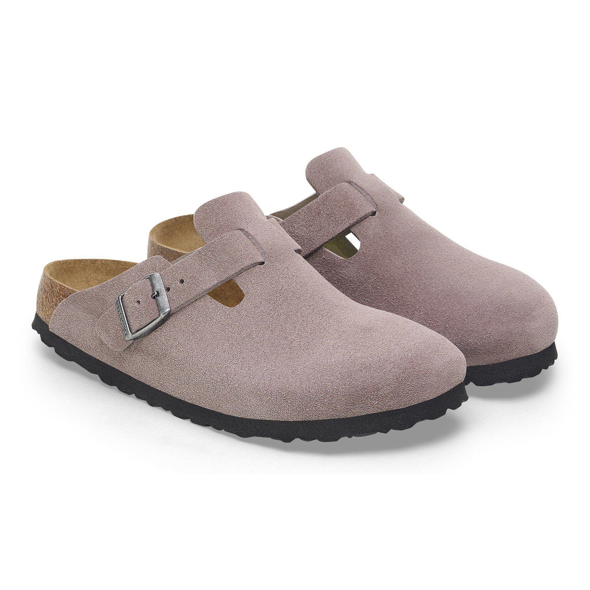 Boston Soft Footbed Suede Leather Faded Purple Product Image