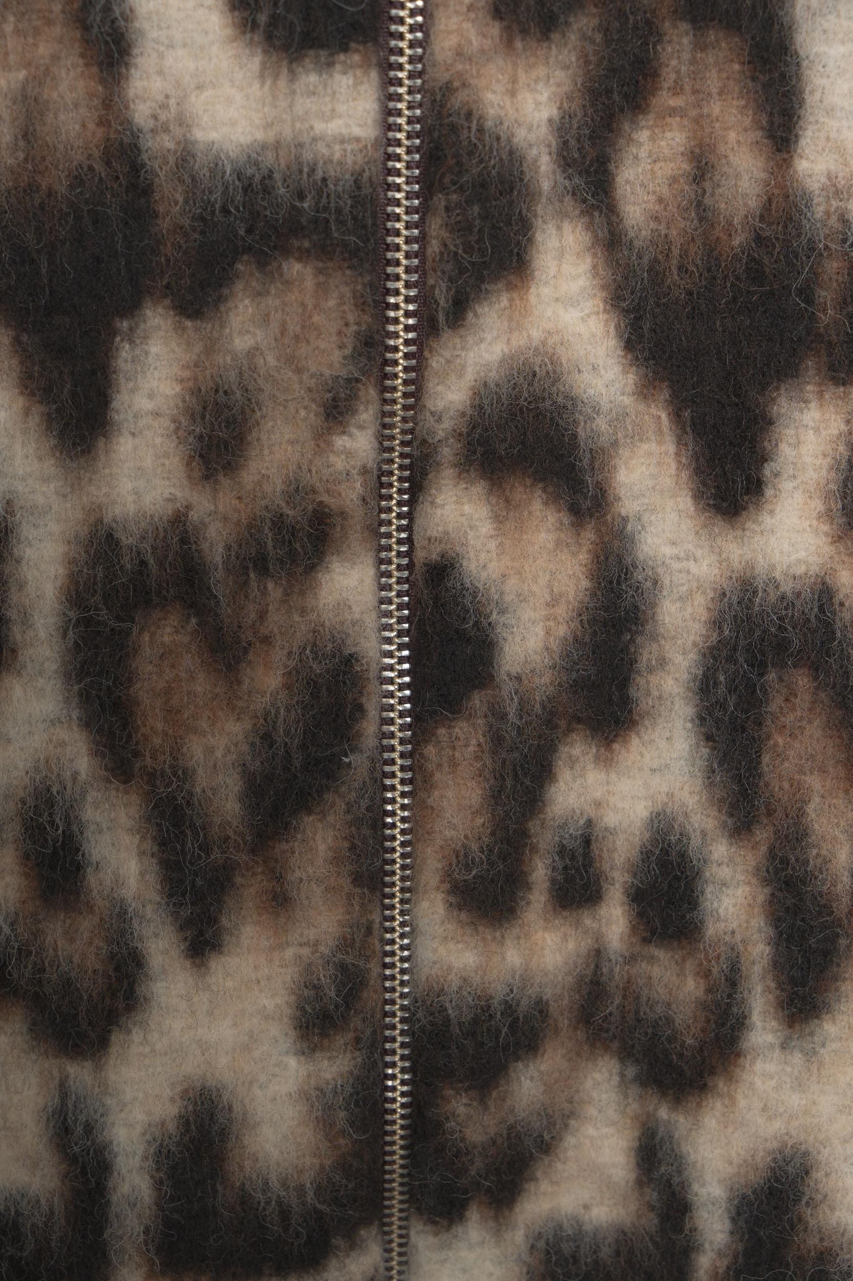 Coat with animal print Product Image