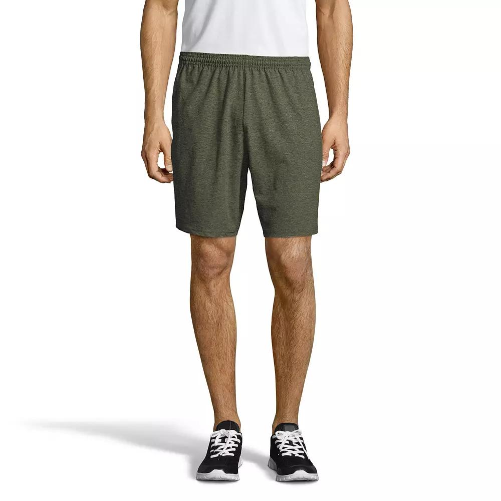 Men's Hanes® ComfortSoft Jersey Pocket Shorts,  Product Image