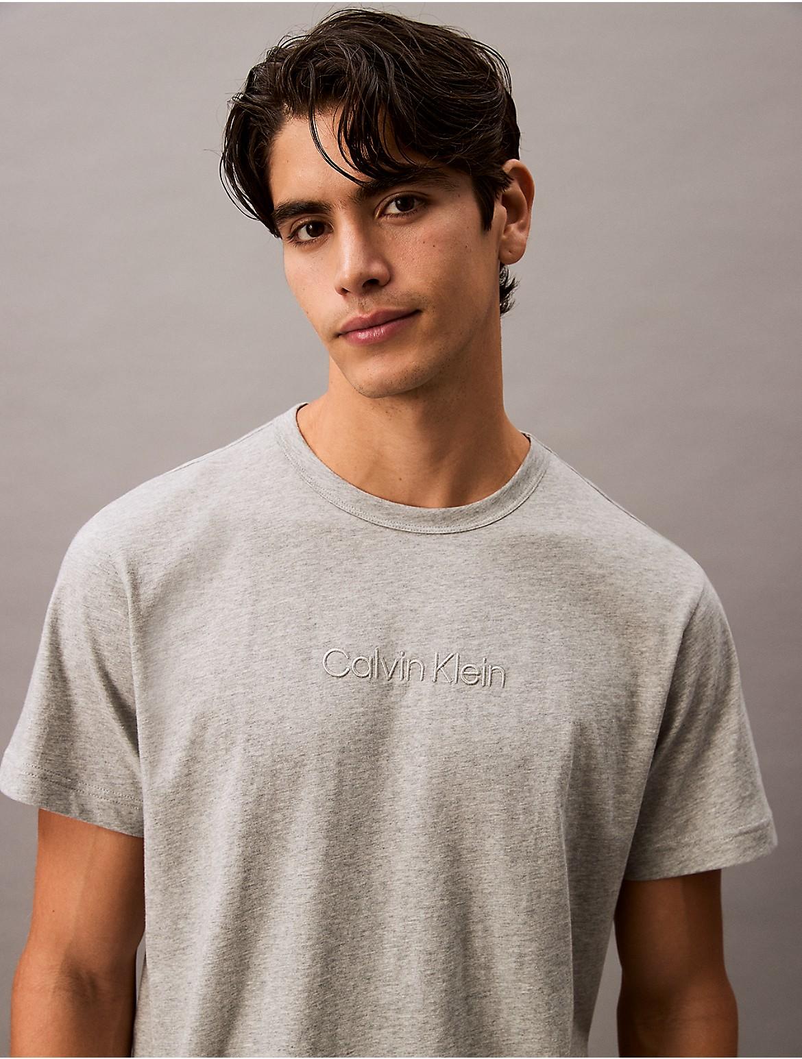 Calvin Klein Mens Calvin Klein Logo Sleep T-Shirt - Blue Product Image