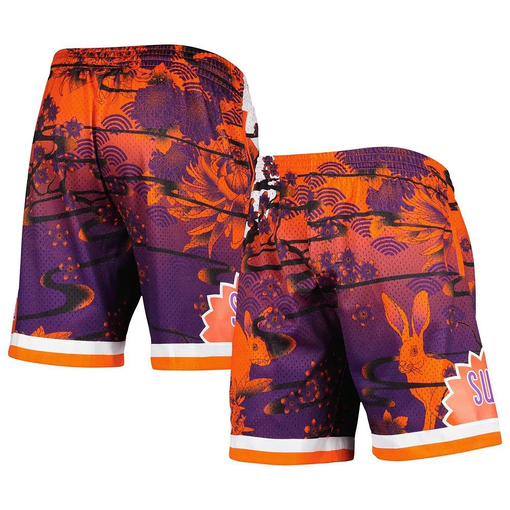 Men's Mitchell & Ness Orange Phoenix Suns Lunar New Year Swingman Shorts,  Product Image