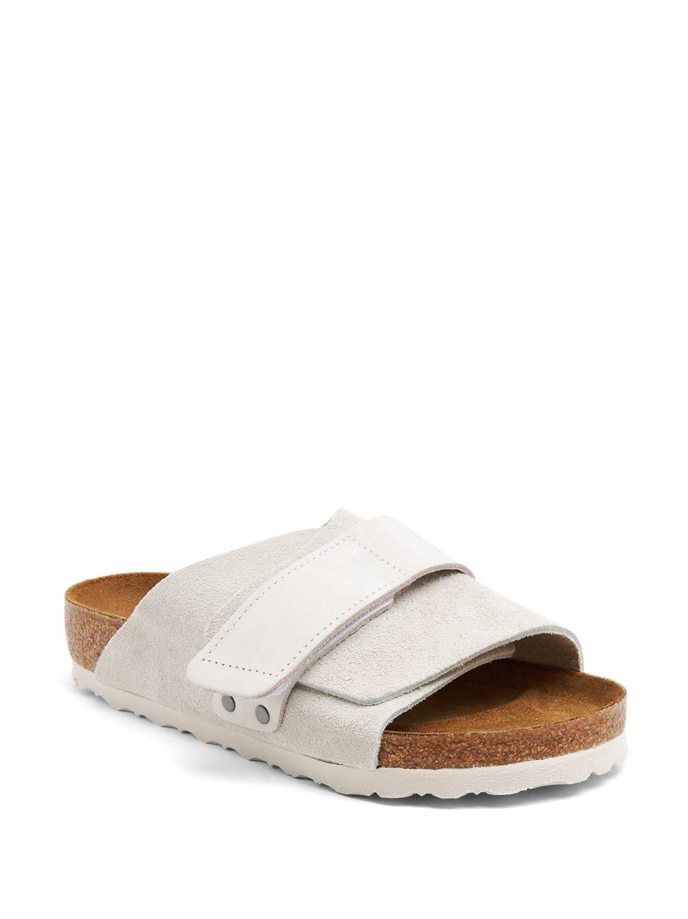 Kyoto suede touch-strap slides Product Image
