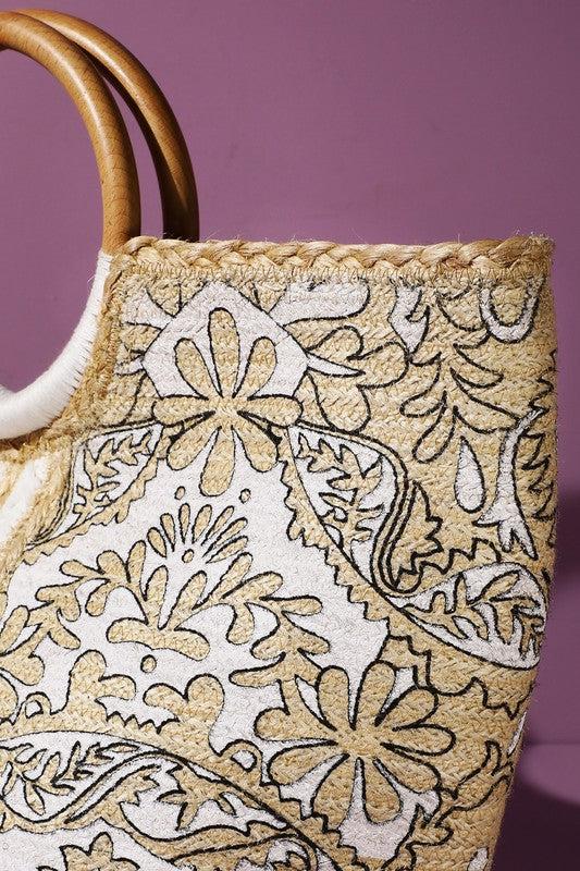 BLOOM & CARRY ORGANIC JUTE TOTE Product Image