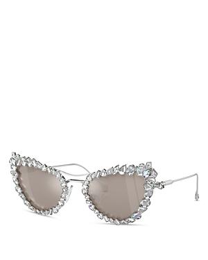 Swarovski Butterfly Removable Crystal Clip On Sunglasses, 56mm Product Image
