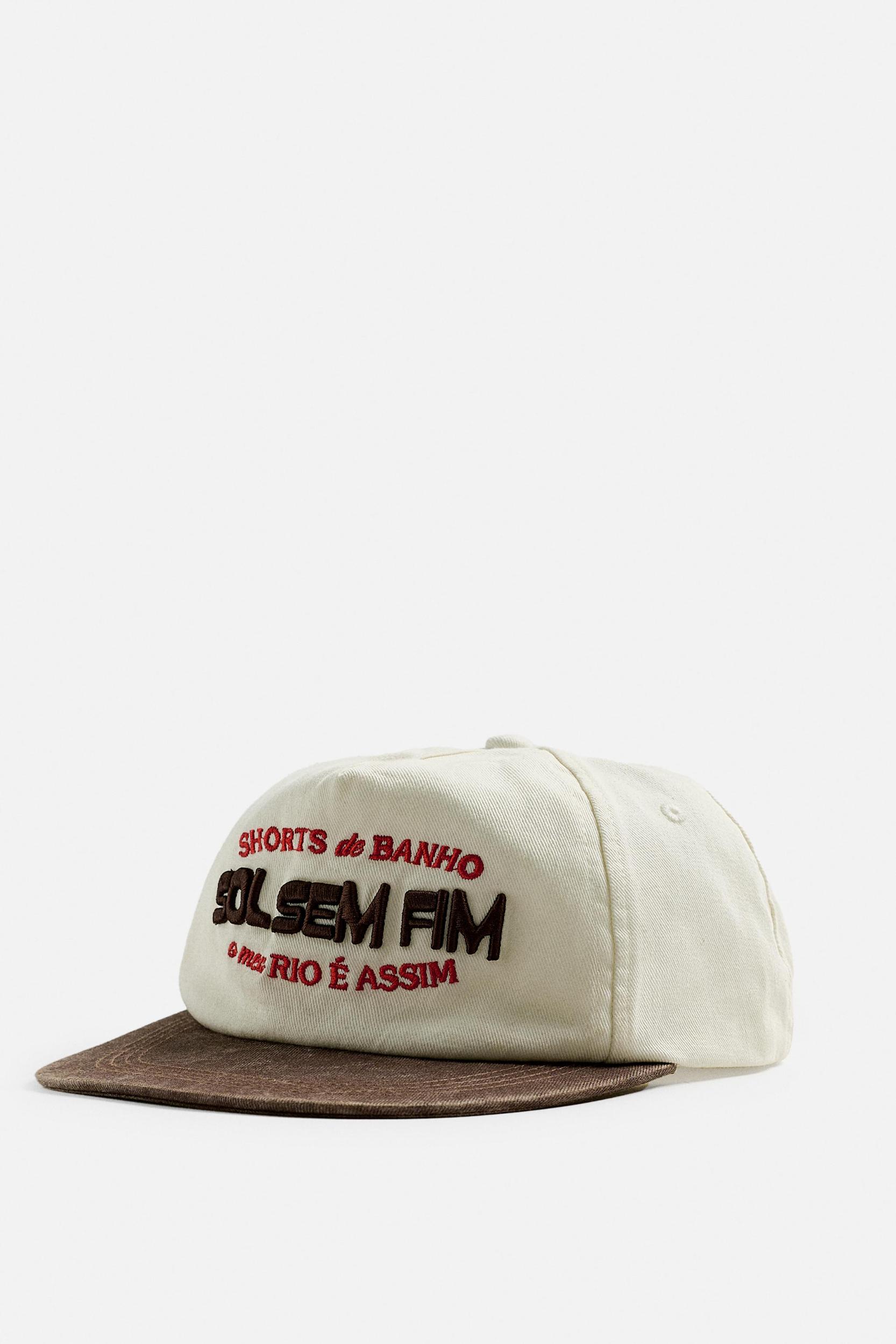 CONTRAST EMBROIDERY CAP Product Image