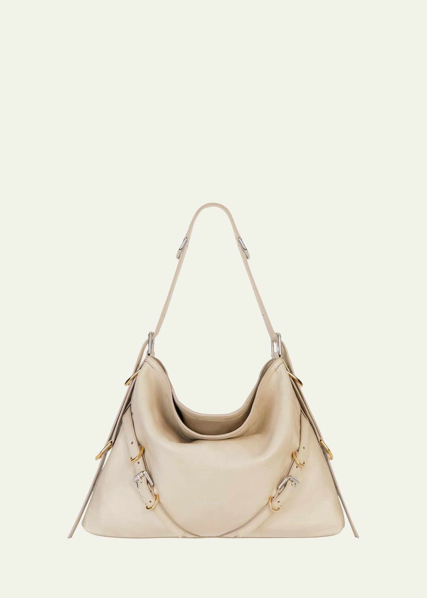 Voyou Medium Shoulder Bag in Tumbled Leather Product Image