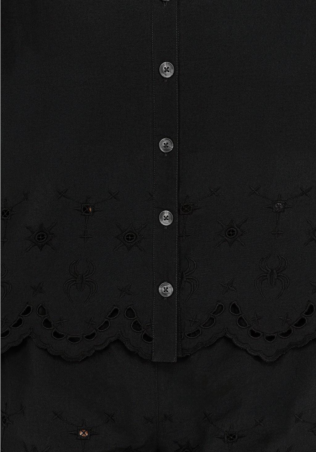 Synthweb Cotton Broderie Hem Shirt Product Image