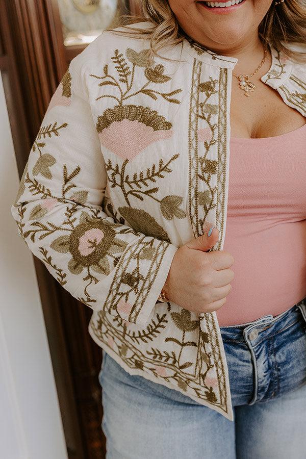 Strolling Down Haight-Ashbury Street Embroidered Jacket Product Image