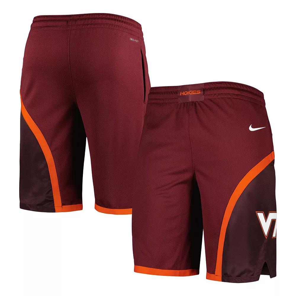 Men's Nike Maroon Virginia Tech Hokies Replica Performance Basketball Shorts,  Product Image