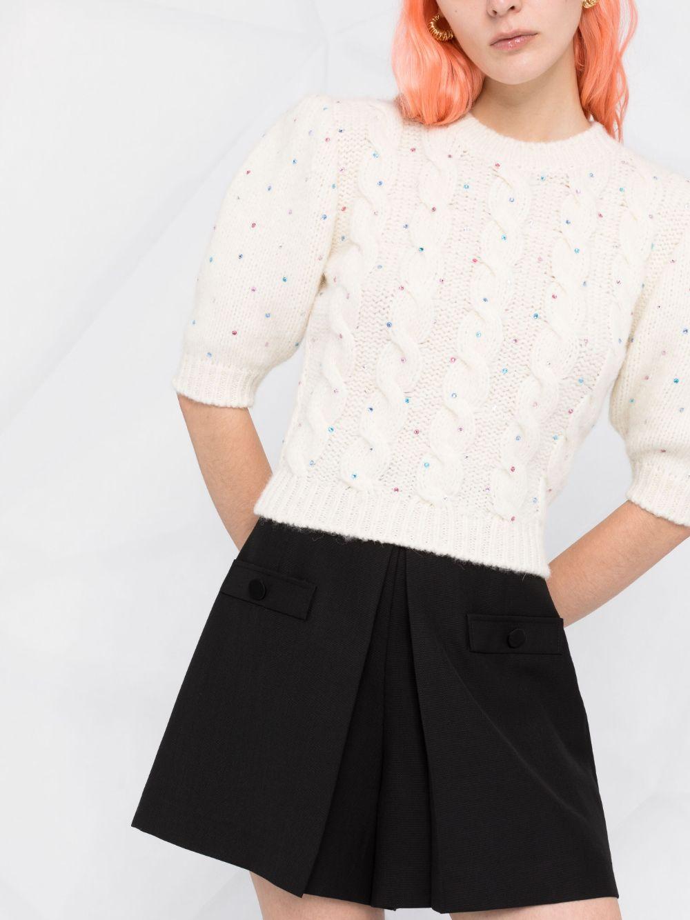 button-detail shorts Product Image