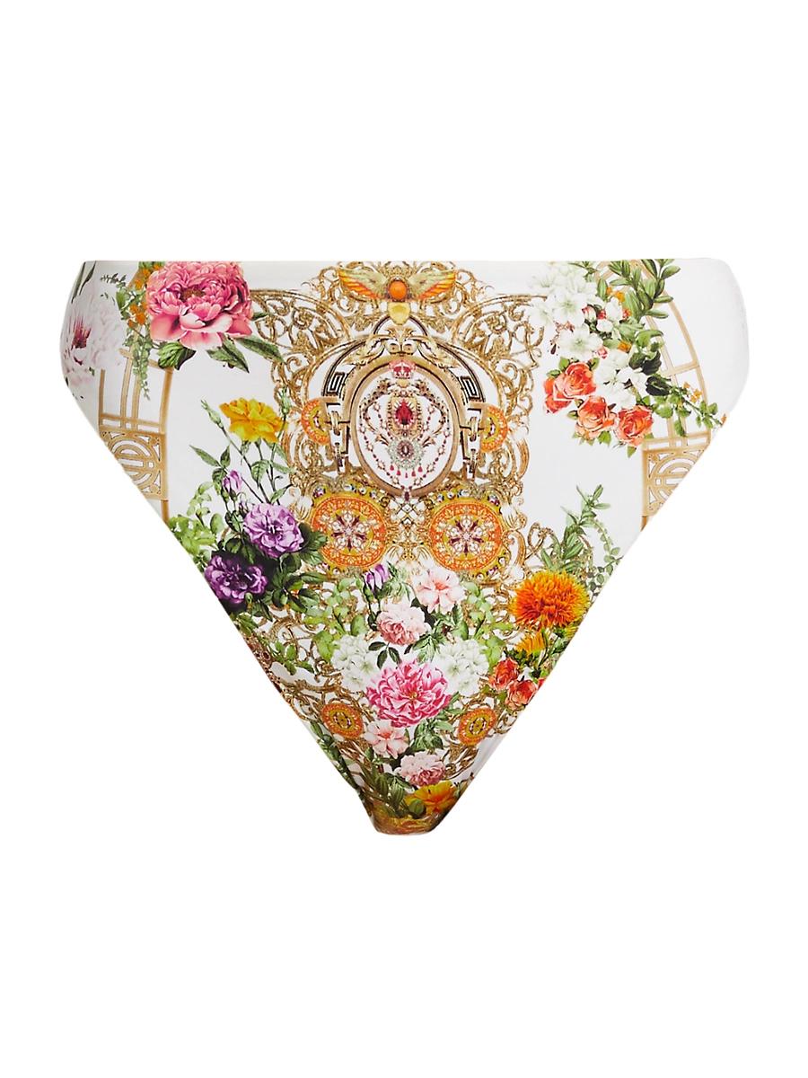 Womens High-Rise Cheeky Bikini Bottoms Product Image