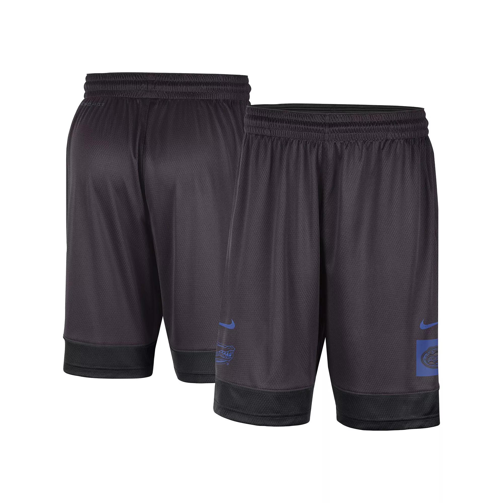 Men's Nike Charcoal Florida Gators Performance Fast Break Shorts, Size: XL Product Image